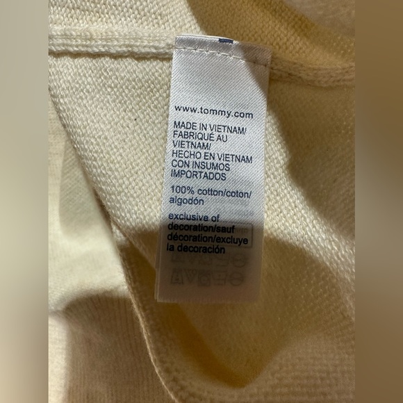 NWT Tommy Hilfiger Men's Long Sleeve Cotton Quarter Zip Pullover Sweater Sz XXL - Picture 6 of 6